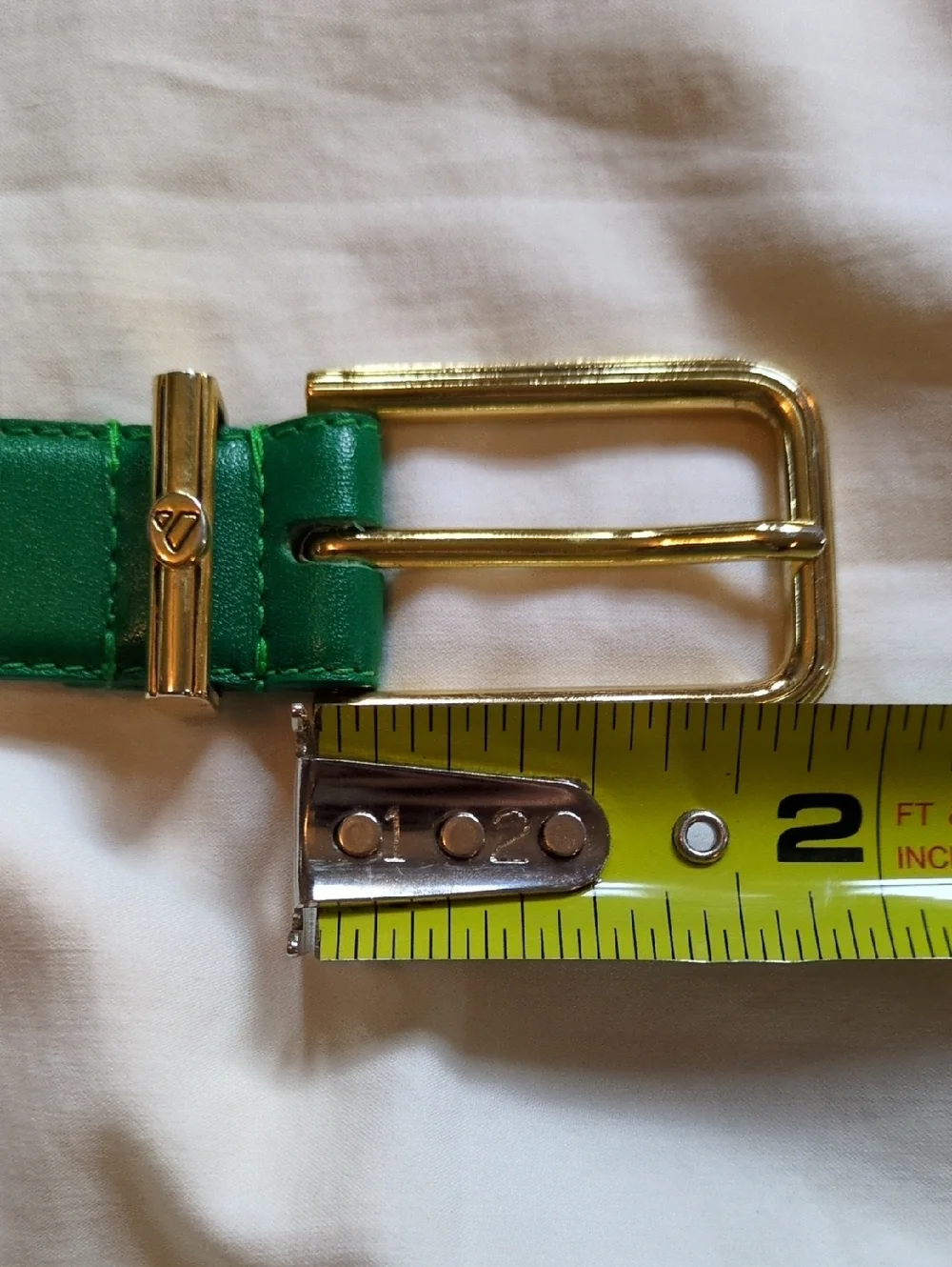 Liz Clairborne L Leather Belt Green